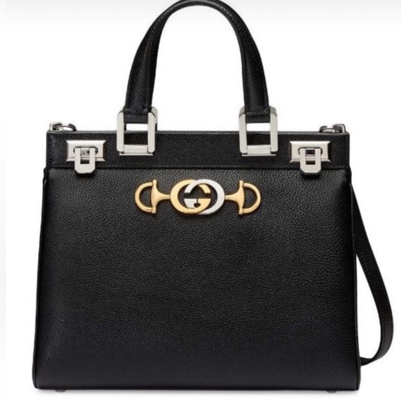ZUMI GUCCI BAG BLACK NEW - Picture 2 of 3